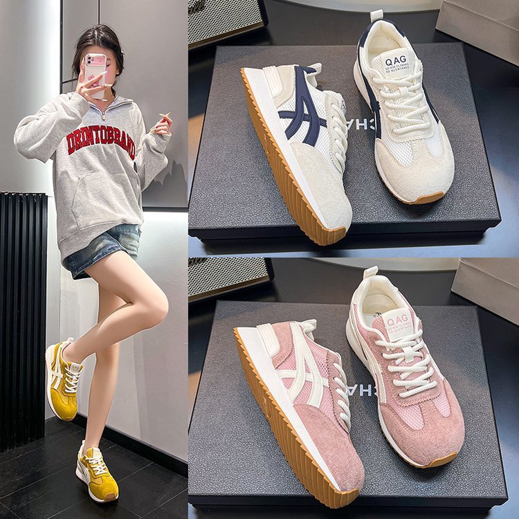 Casual Women's Non-slip Lace-up Outdoor All-matching Sneaker