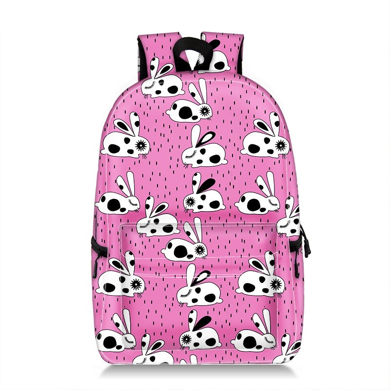 Cartoon Animal Printing Large Capacity Student Schoolbag Printing Backpack
