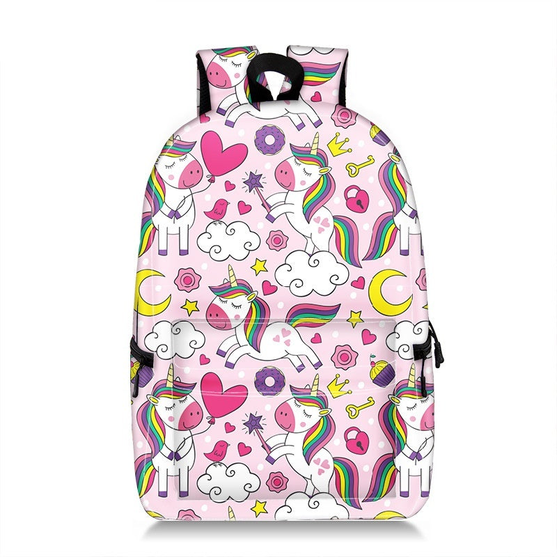 Cartoon Animal Printing Large Capacity Student Schoolbag Printing Backpack