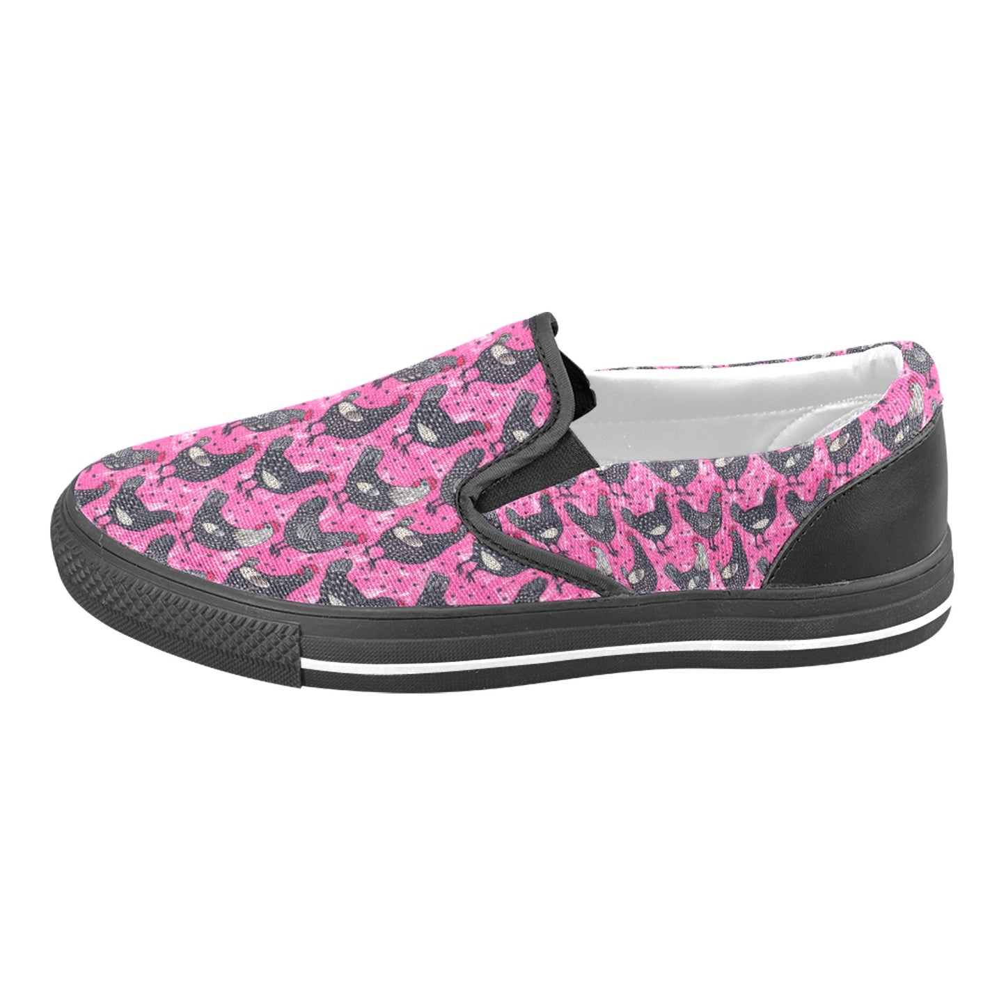 Slip-on Canvas Kid's Shoes (Big Kid) (Model 019)