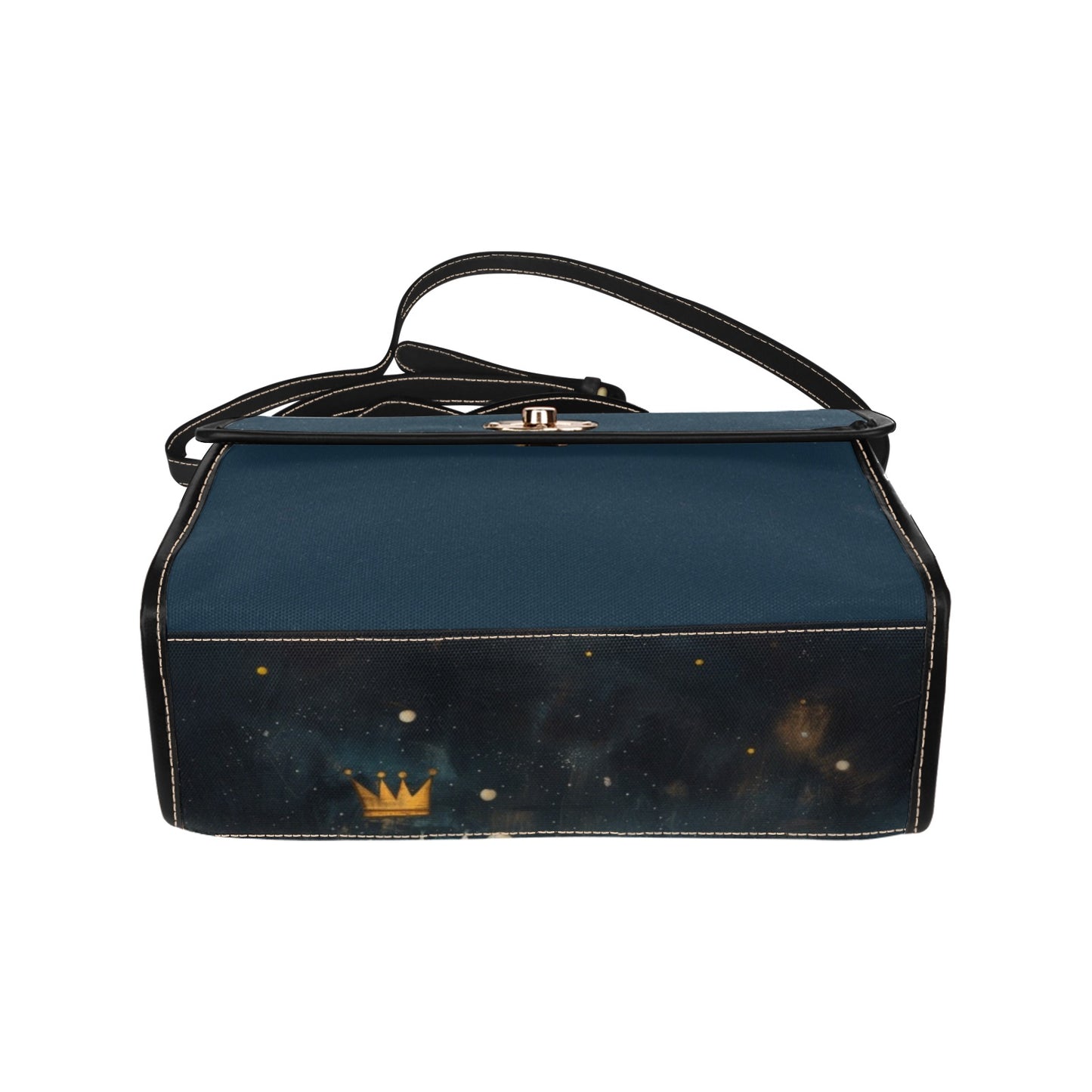 A cute leather school style bag with a comfy strap, with two bunny friends.