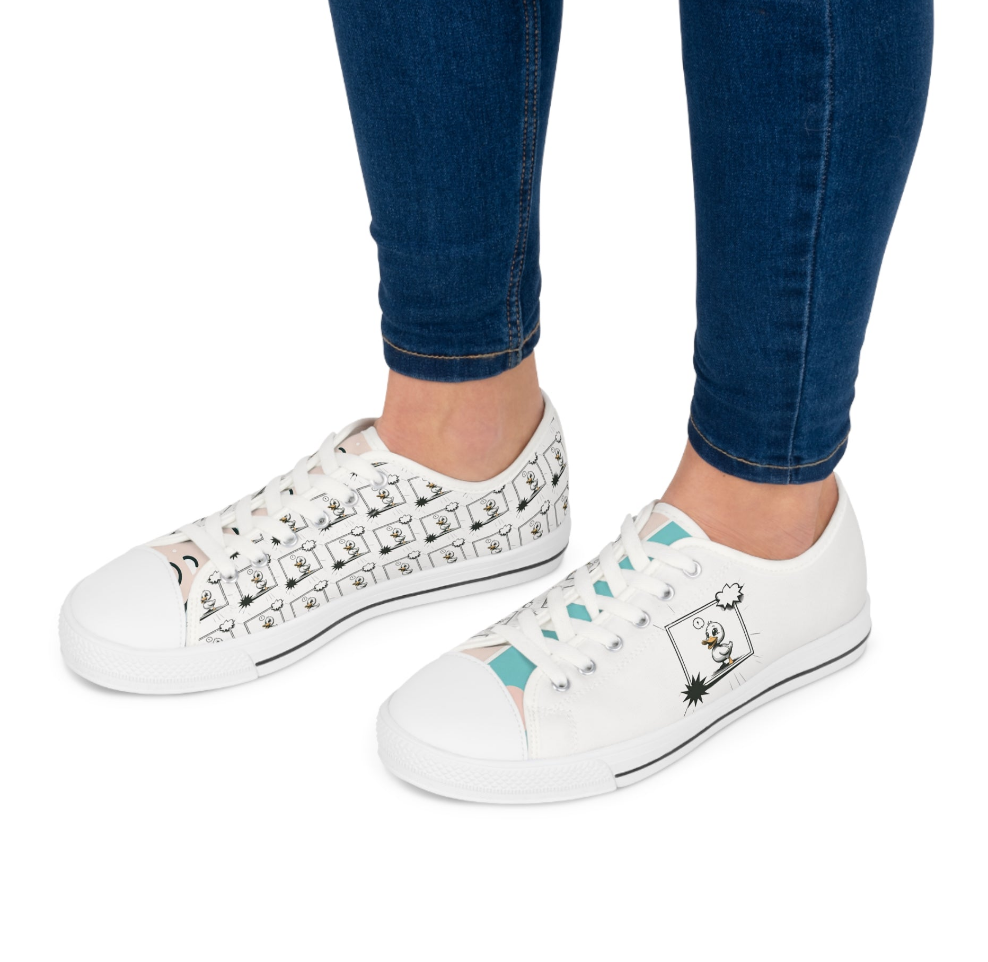 Women's Low Top Sneakers Ducks 🦆