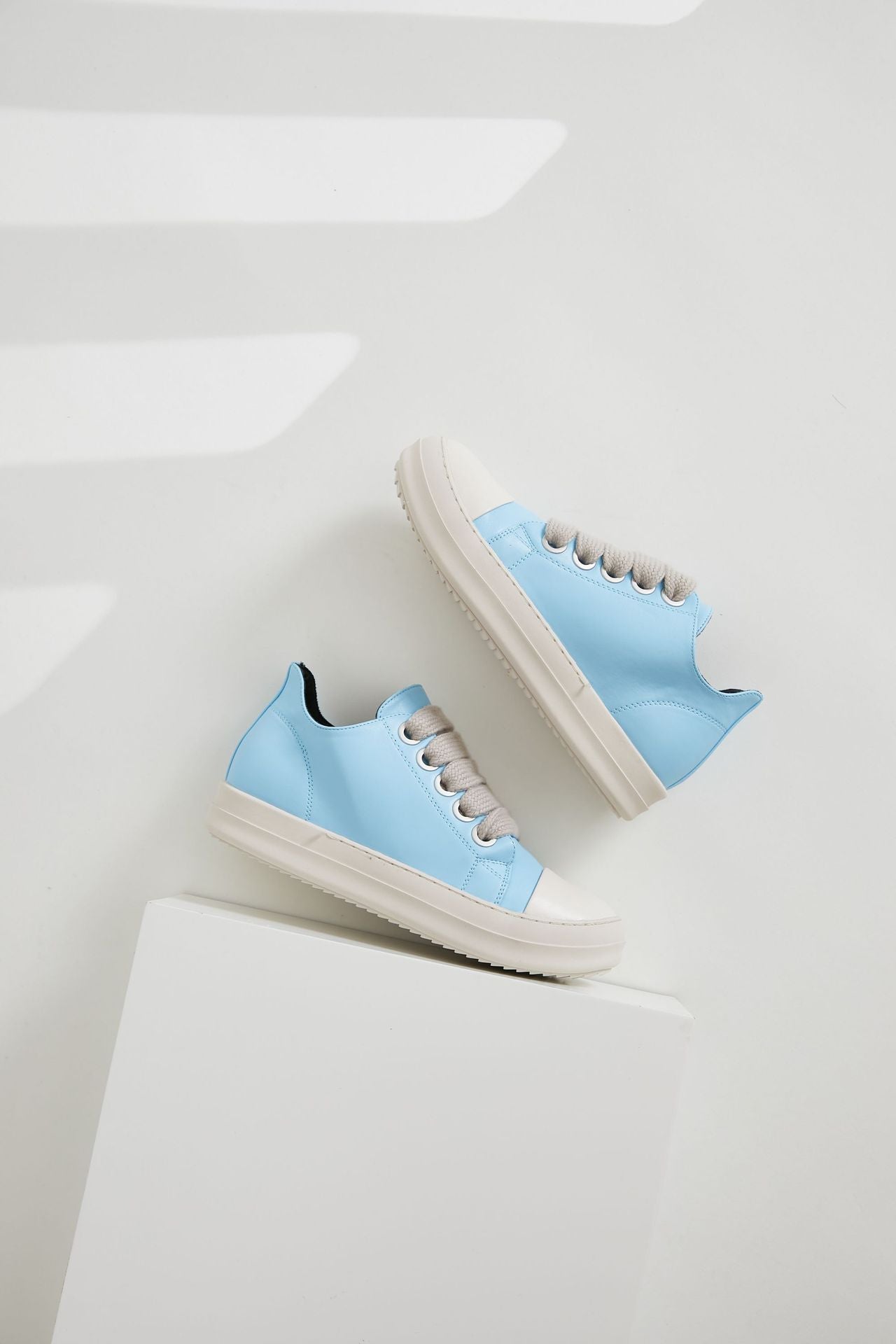 Thick Shoelace Personalized Thick Bottom Stitching Candy Color Women's Shoes