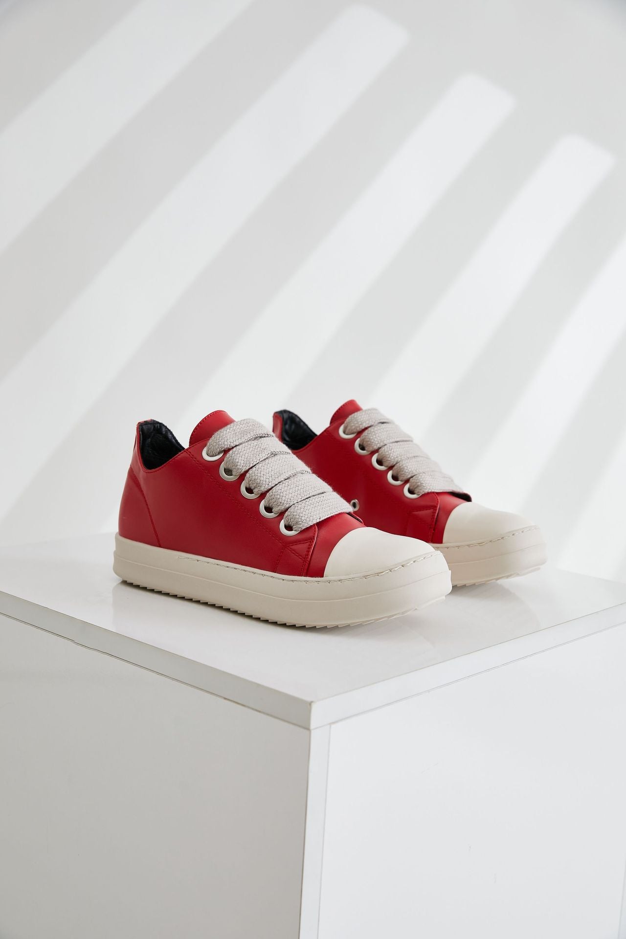 Thick Shoelace Personalized Thick Bottom Stitching Candy Color Women's Shoes