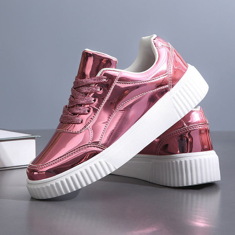 Thick-soled Sequins Fashion Sneaker