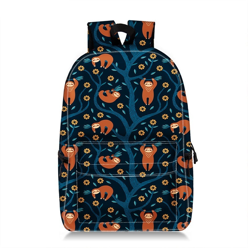 Cartoon Animal Printing Large Capacity Student Schoolbag Printing Backpack