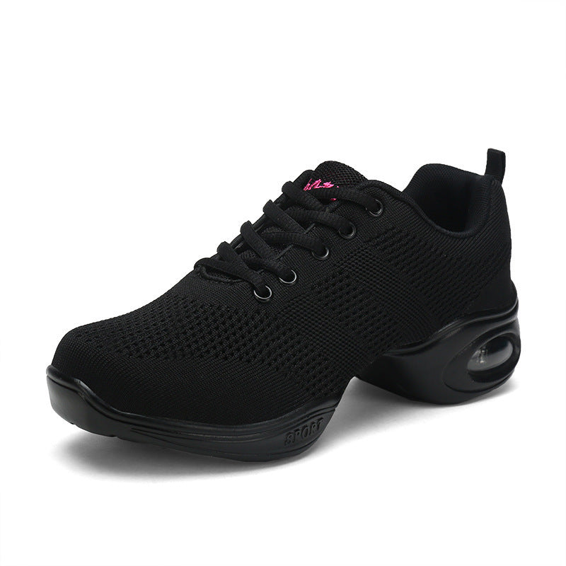 Women's Summer Breathable Fly Woven Mesh Soft Bottom Dancing Shoes