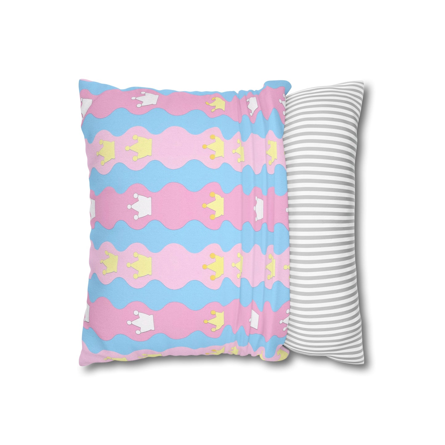 Spun Polyester Square Pillowcase