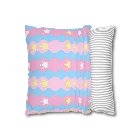 Spun Polyester Square Pillowcase