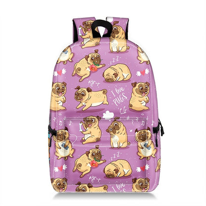 Cartoon Animal Printing Large Capacity Student Schoolbag Printing Backpack