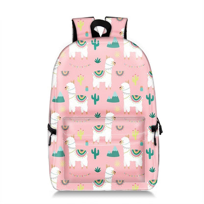 Cartoon Animal Printing Large Capacity Student Schoolbag Printing Backpack