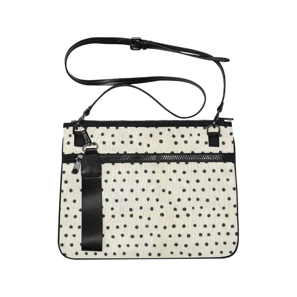 Whimsical Birds Canvas Crossbody Bag