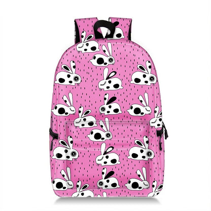 Cartoon Animal Printing Large Capacity Student Schoolbag Printing Backpack