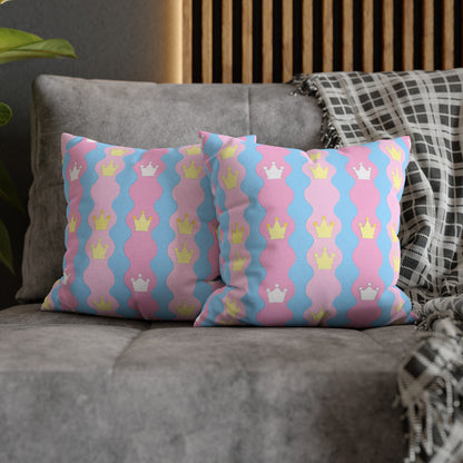 Spun Polyester Square Pillowcase