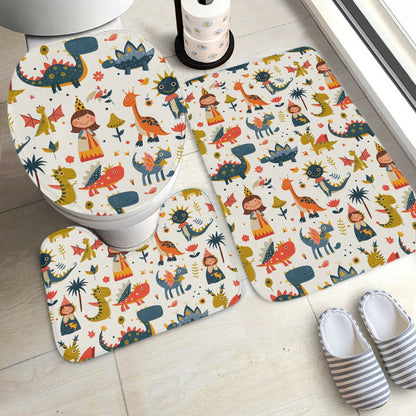 778. 3 Pcs Toilet Rug Set