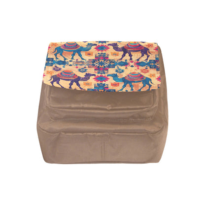 Custom Boho Camel Desert Print Crossbody Nylon Bags