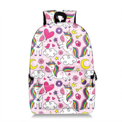 Cartoon Animal Printing Large Capacity Student Schoolbag Printing Backpack