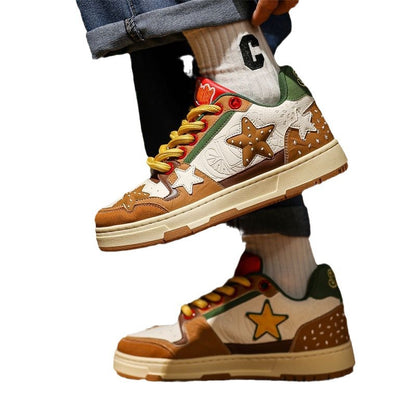 Niche National Fashion Couple Casual Platform Sneakers For Women - Batty