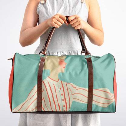 Urban Voyager Duffle Bag – Artistic Canvas Weekender - Batty