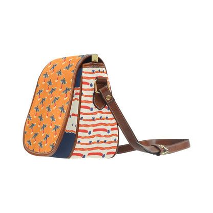 Batty Saddle Bag – “Mrs. Self-Care” Pattern (Large) - Batty