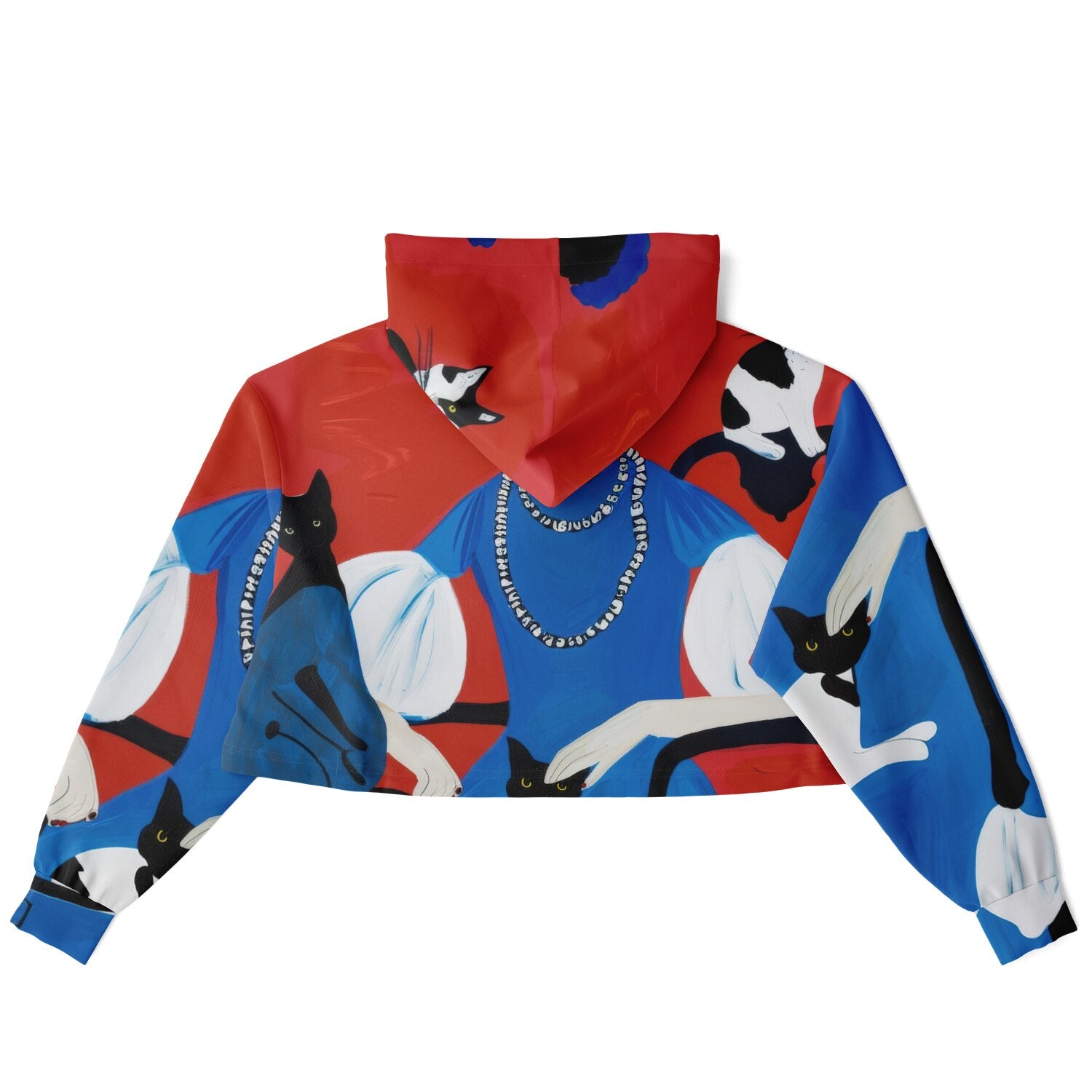 Fashion Dance Cropped Hoodie – Artistic Statement Streetwear - Batty