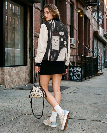 Curious Art Bomber Jacket