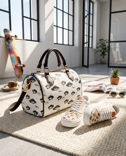 Eyes On You Handbag — Artistic Crossbody & Top Handle Bag