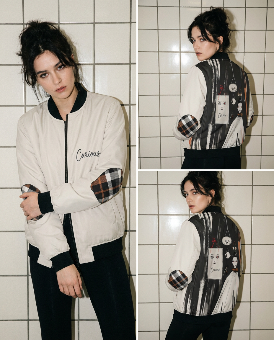 Curious Art Bomber Jacket