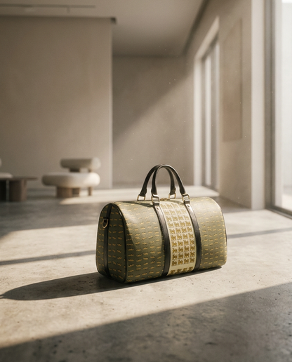 Spacious PU Leather Weekender Bag – Travel, Gym & Everyday Adventure - Batty