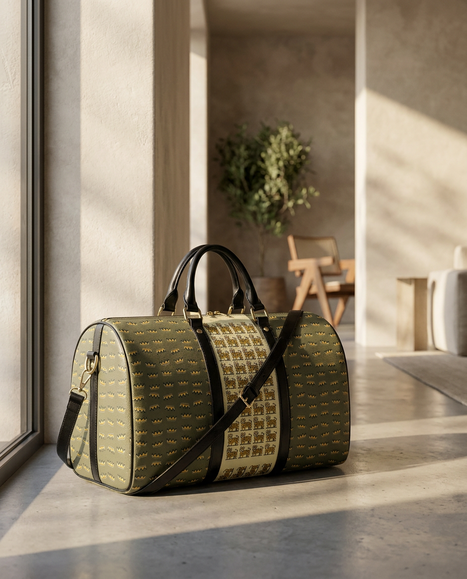 Spacious PU Leather Weekender Bag – Travel, Gym & Everyday Adventure - Batty