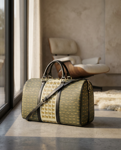 Spacious PU Leather Weekender Bag – Travel, Gym & Everyday Adventure - Batty