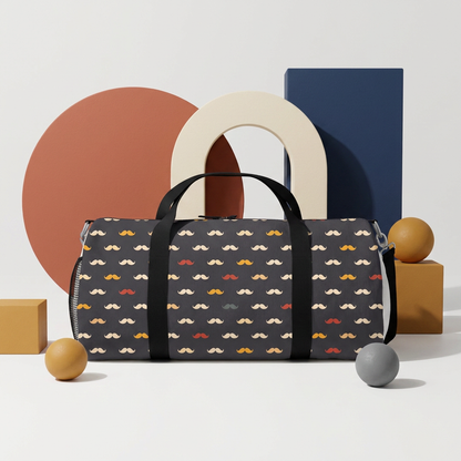 Mustache-print duffel bag (Copy) - Batty
