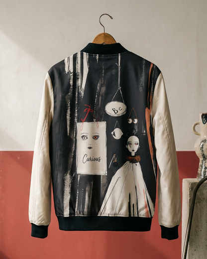 Curious Art Bomber Jacket