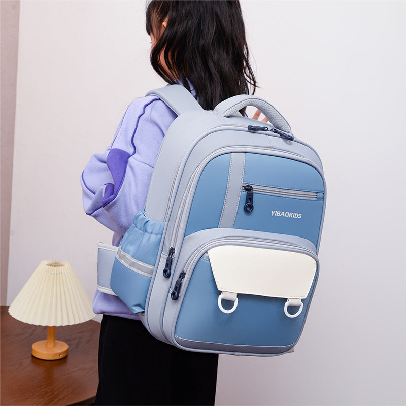 Contrast Color Large Capacity Fashion Make-up Class Commuter Bag Female