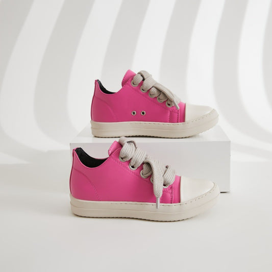 Thick Shoelace Personalized Thick Bottom Stitching Candy Color Women's Shoes