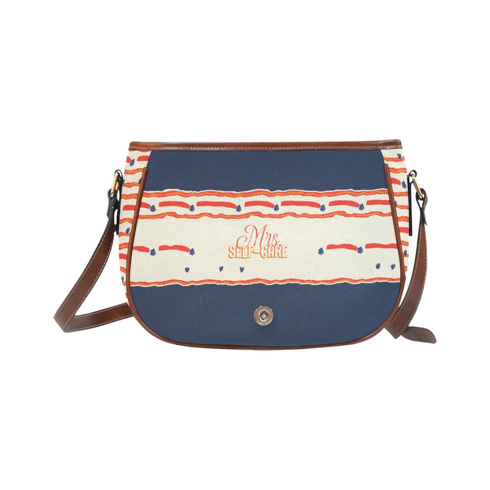Batty Saddle Bag – “Mrs. Self-Care” Pattern (Large) - Batty