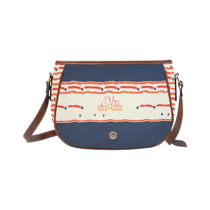 Batty Saddle Bag – “Mrs. Self-Care” Pattern (Large) - Batty