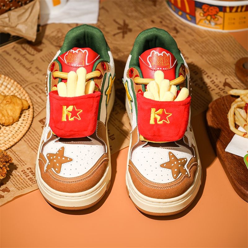 Niche National Fashion Couple Casual Platform Sneakers For Women - Batty
