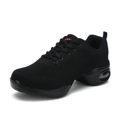 Women's Summer Breathable Fly Woven Mesh Soft Bottom Dancing Shoes