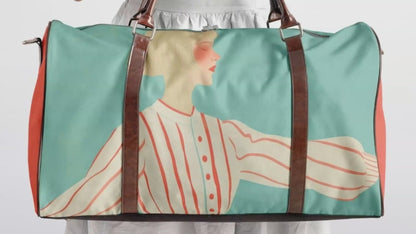 Urban Voyager Duffle Bag – Artistic Canvas Weekender