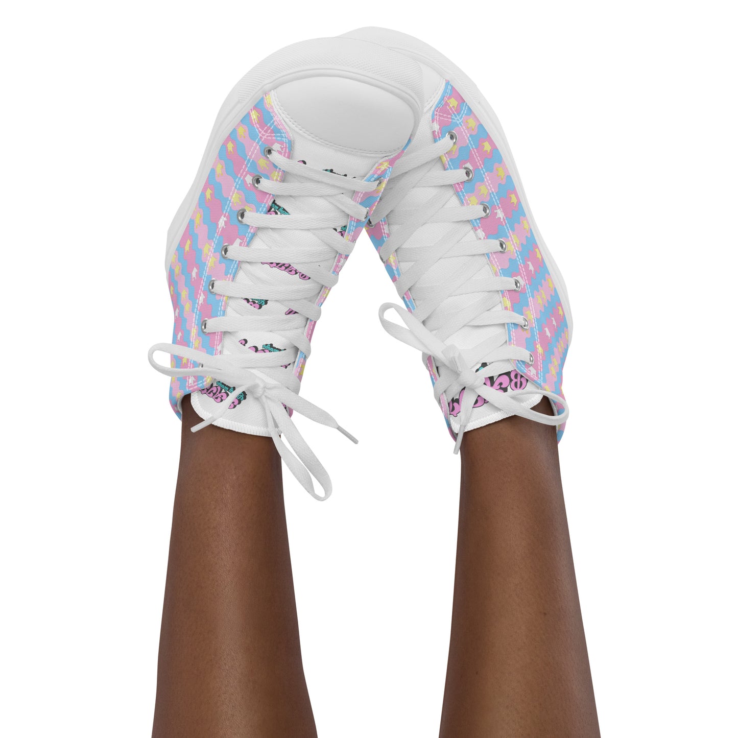 Women’s high top canvas shoes