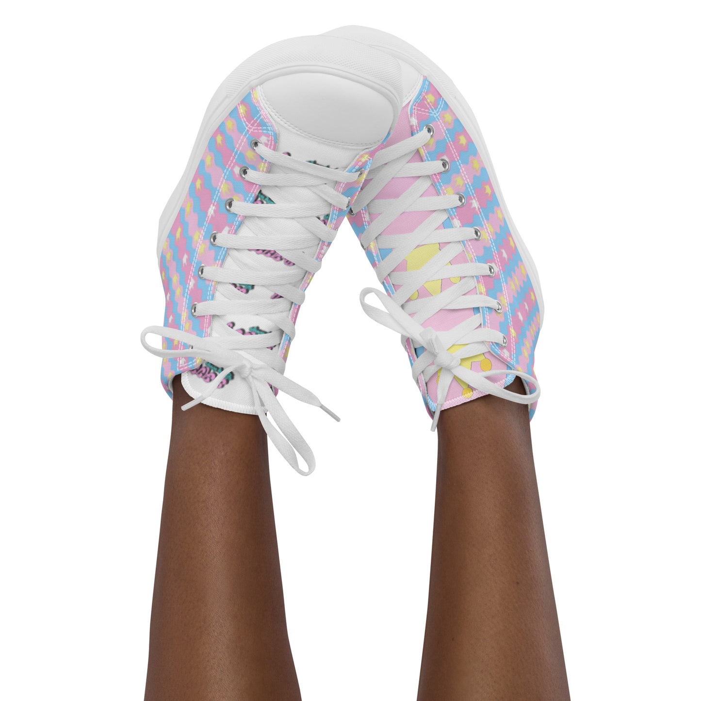 Women’s high top canvas shoes