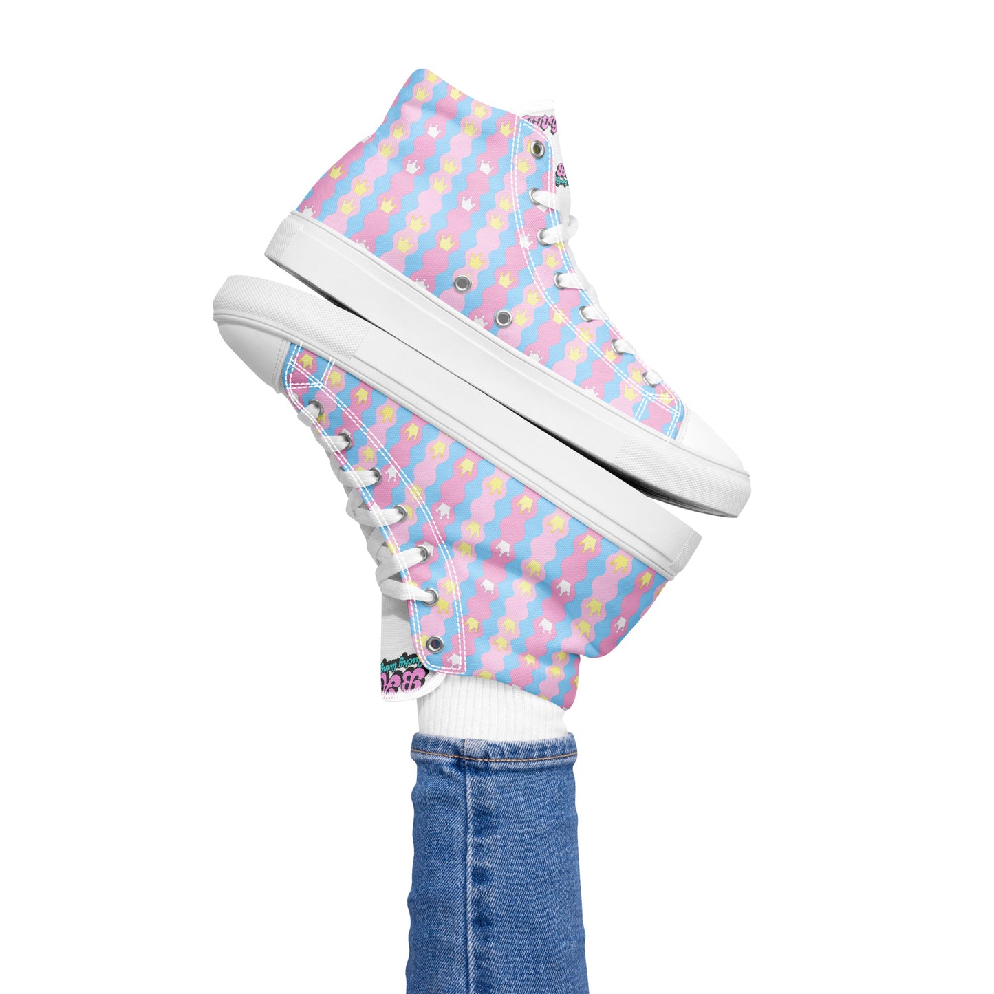 Women’s high top canvas shoes