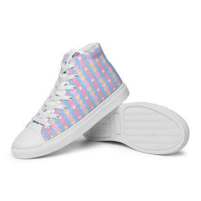 Women’s high top canvas shoes