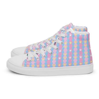 Women’s high top canvas shoes