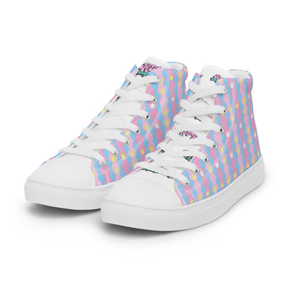 Women’s high top canvas shoes