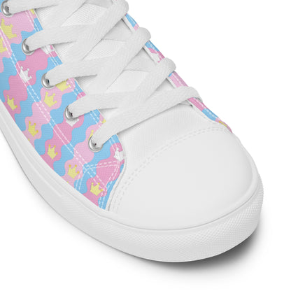 Women’s high top canvas shoes