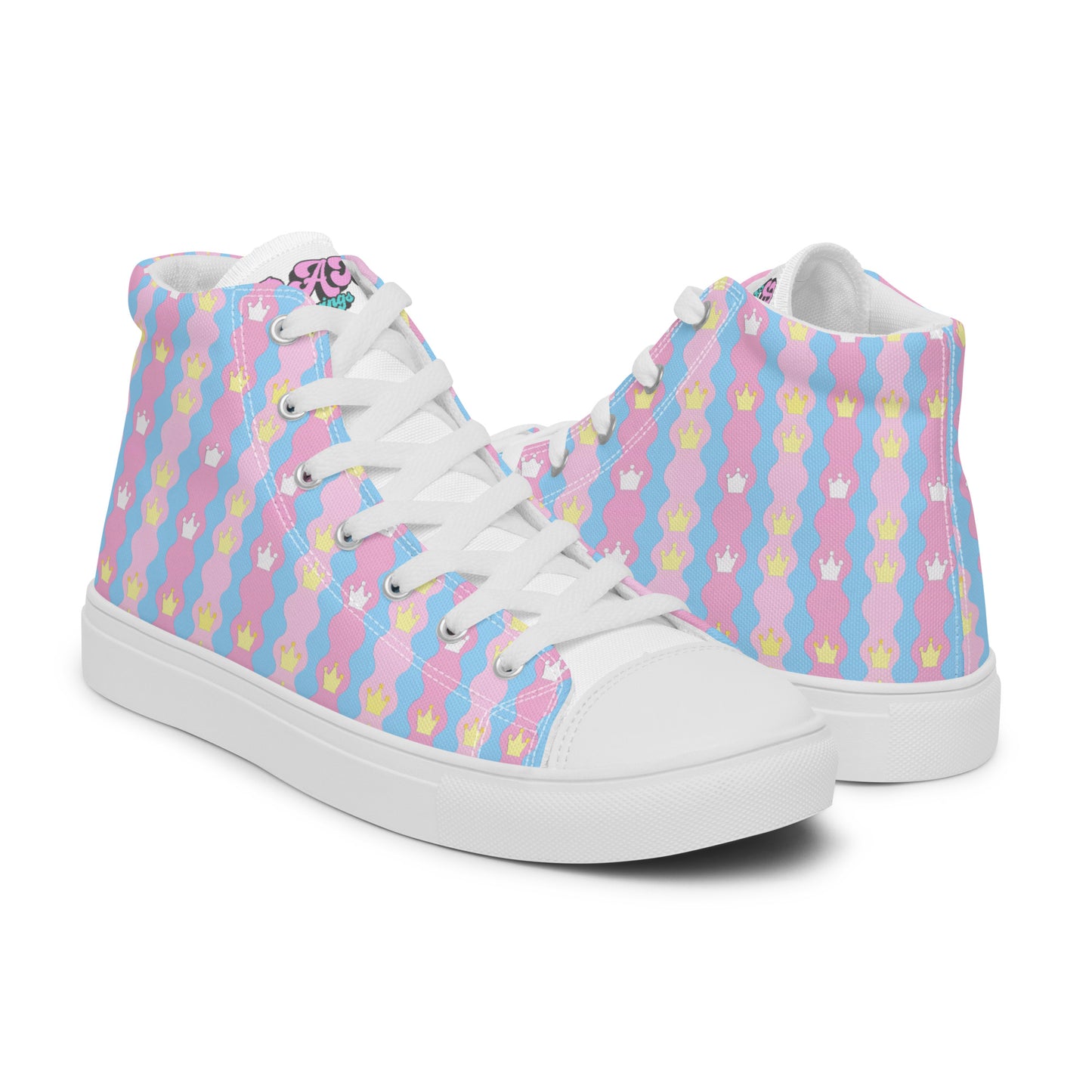 Women’s high top canvas shoes