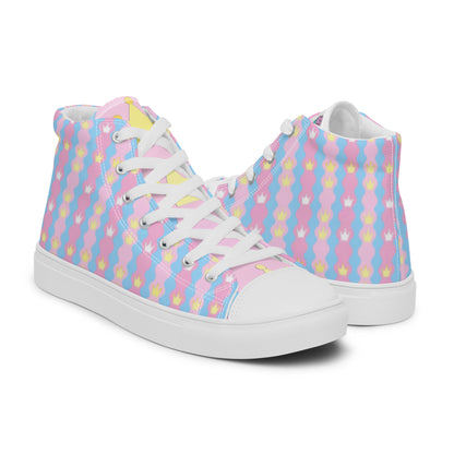 Women’s high top canvas shoes