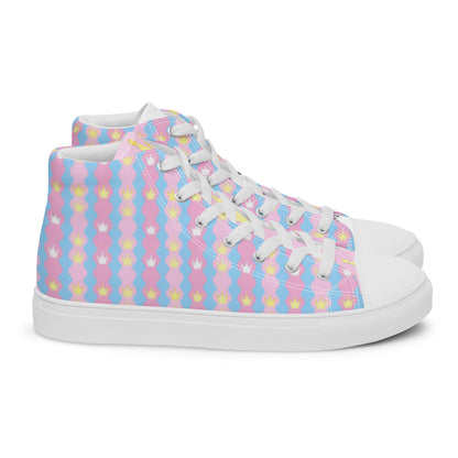 Women’s high top canvas shoes